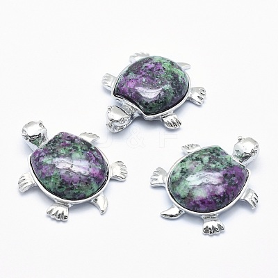 Natural Ruby in Zoisite Pendant G-G759-B05-1