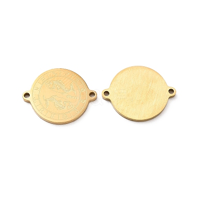 Ion Plating(IP) 304 Stainless Steel Connector Charms STAS-C074-11G-06-1