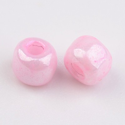 8/0 Opaque Colours Round Glass Seed Beads X-SEED-A010-3mm-55-1
