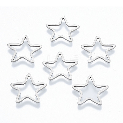 Non-Tarnish 201 Stainless Steel Linking Rings STAS-N090-T19-1-1