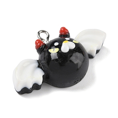 Halloween Theme Resin Pendants RESI-Z040-04P-04-1