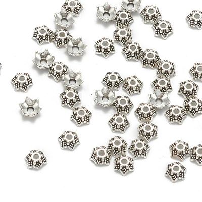 Tibetan Style Bead Caps X-AA188-AS-NR-1