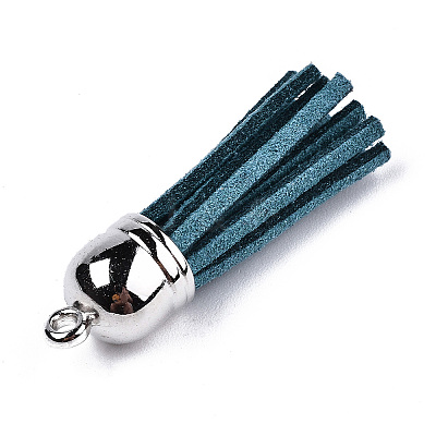 Faux Suede Tassel Pendant Decorations FIND-T002-A47-1