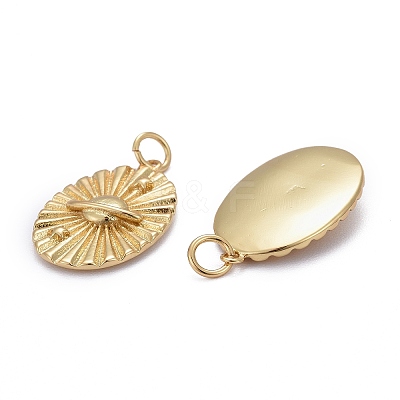 Brass Pendants KK-Z009-27-1