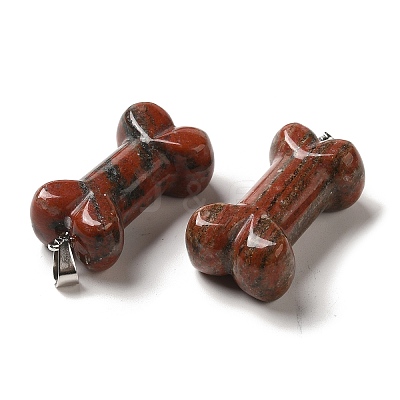 Natural Red Labradorite Pendants G-K353-02P-02-1