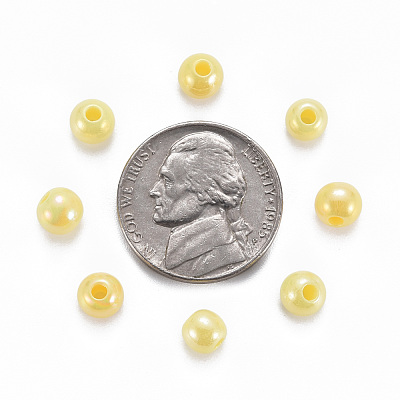 Opaque Acrylic Beads MACR-S370-D6mm-A10-1