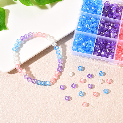 Transparent Acrylic Beads TACR-YW0001-22-1