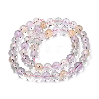 Natural Ametrine Beads Strands G-G462-8mm-06-1