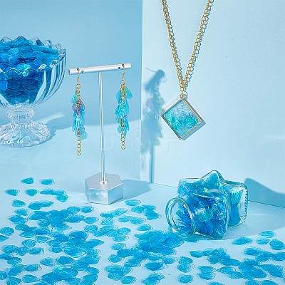 2000Pcs UV Plating Resin Charms RESI-NB0002-17B-1