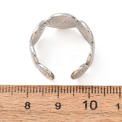 304 Stainless Steel Cuff Open Rings SA-CBA4160-28P-1