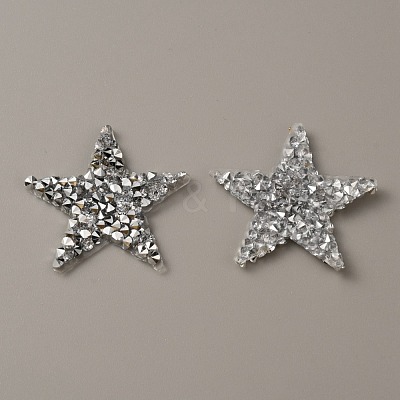 Star Hotfix Rhinestone Iron on Patches DIY-WH0188-99A-1
