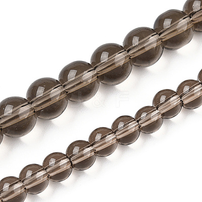 Transparent Glass Beads Strands GLAA-T032-T6mm-02-1