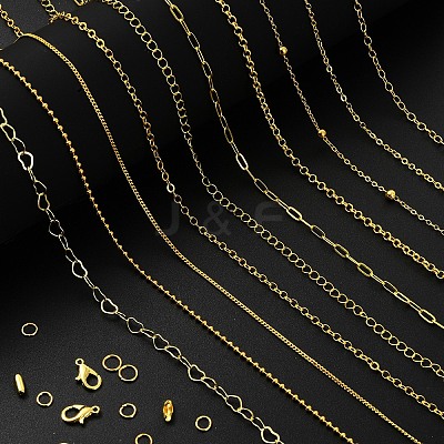 Brass Chains Kits DIY-YW0017-81-1