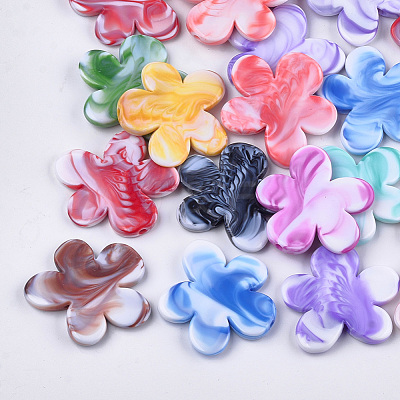Acrylic Beads OACR-S031-09-1