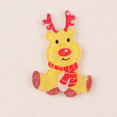 Christmas Themes Acrylic Pendants FIND-WH0817-160F-1