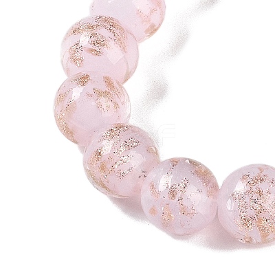 Handmade Gold Sand Lampwork Beads LAMP-Z009-01A-1