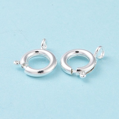 Eco-friendly Brass Spring Ring Clasps LS-KK-D082-01B-S-1