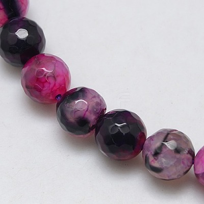 Natural Agate Round Beads Strand G-L084-10mm-60-1