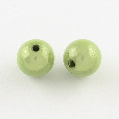 Spray Painted Acrylic Beads X-MACR-Q154-20mm-014-1