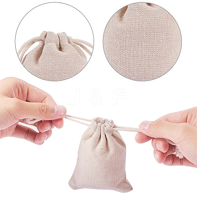 Cotton Packing Pouches Drawstring Bags ABAG-PH0002-18-1