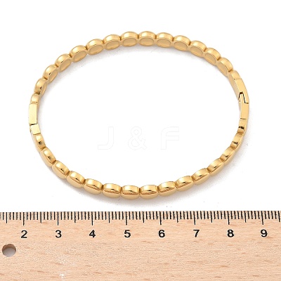 304 Stainless Steel Bangles for Women AJEW-P127-08G-1