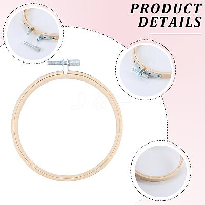 Bamboo Embroidery Hoops AJEW-WH20020-316A-1