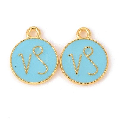 Alloy Enamel Pendants ENAM-S124-01B-16E-1
