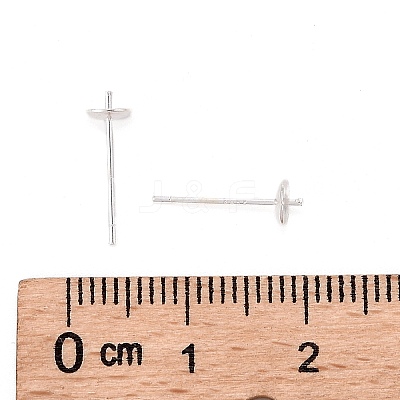 925 Sterling Silver Stud Earring Findings STER-T002-181S-1