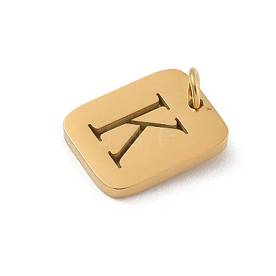 304 Stainless Steel Charms STAS-R001-01G-K-1