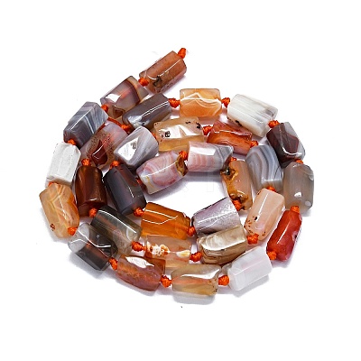 Natural Botswana Agate Beads Strands G-O170-155-1