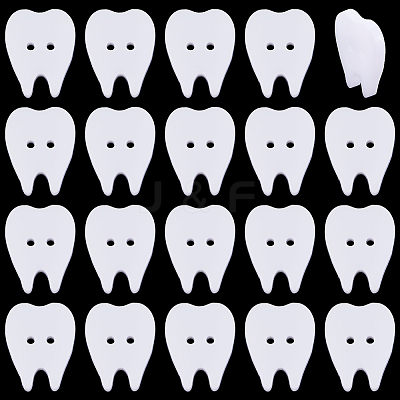 60Pcs Acrylic Buttons BUTT-PH0001-59B-01-1