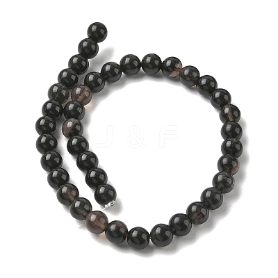 Natural Ice Obsidian Beads Strands G-P590-A03-10mm-03-1