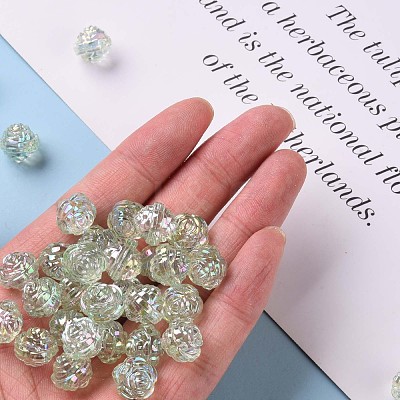 Transparent Acrylic Beads TACR-S154-33C-327-1