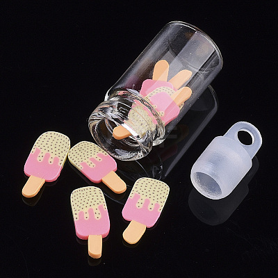 Handmade Polymer Clay Nail Art Decoration Accessories MRMJ-S046-008G-1