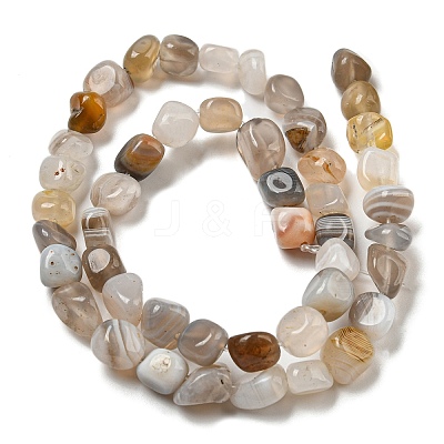 Natural Botswana Agate Beads Strands G-D081-A10-01-1