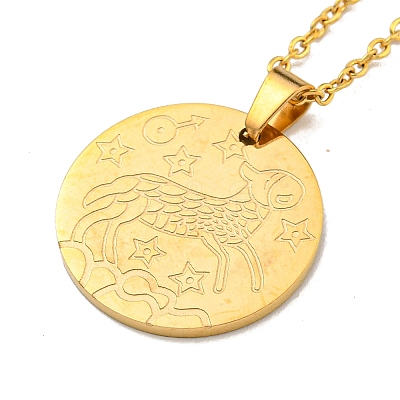 Constellation Pendant Necklaces LS-NJEW-S422-04G-01-1