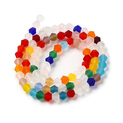 Imitate Austrian Crystal Frosted Glass Beads Strands LS-EGLA-A039-T3mm-MD29-1