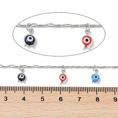 Handmade Brass & Enamel Chains CHC-Z001-18P-1