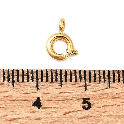 Brass Spring Ring Clasps KK-D407-20G-A-1