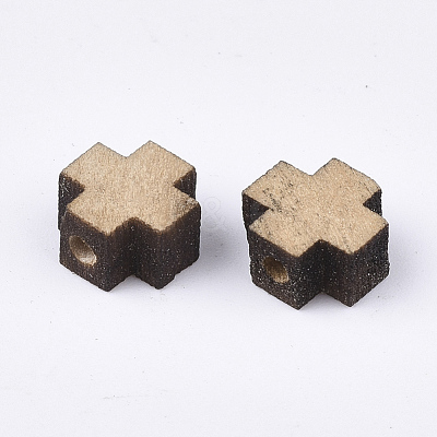 Natural Wooden Beads WOOD-S050-42A-03-1