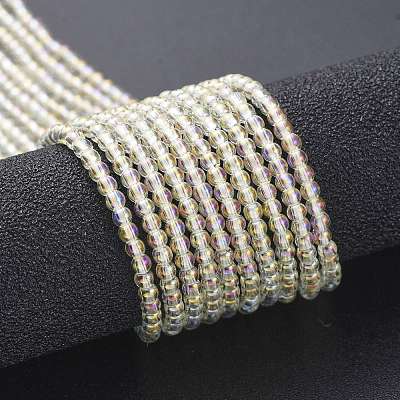 Electroplate Glass Beads Strands EGLA-K014-A-FR05-1