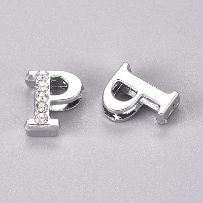 Alloy Slide Charms PALLOY-WH0066-21P-1
