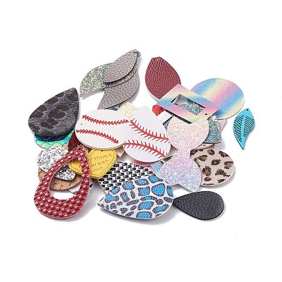 PU Leather Pendants FIND-XCP0001-85-1