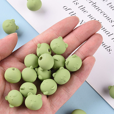 Acrylic Beads OACR-S039-06-83-1