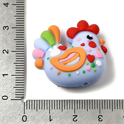 Easter Silicone Focal Beads X-SIL-F020-01-1
