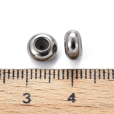 304 Stainless Steel Beads STAS-S103-18B-P-1
