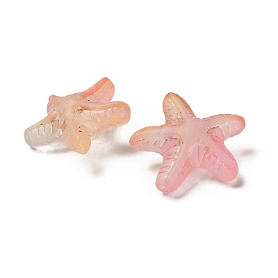 Opaque Acrylic Beads OACR-H056-02H-1