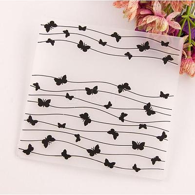 Plastic Fondant Stencil DIY-WH0221-04H-1