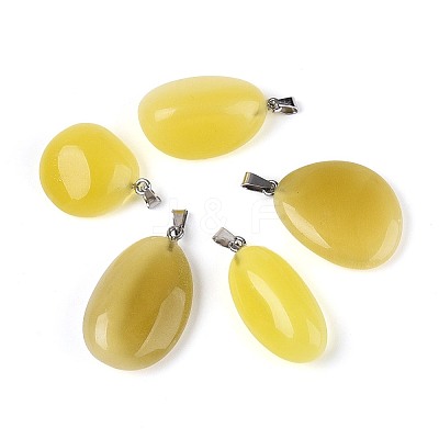 Cat Eye Pendants G-N360-07P-01-1