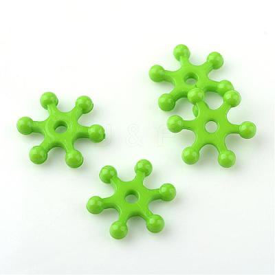Opaque Acrylic Bead Spacers SACR-S817-C23-1